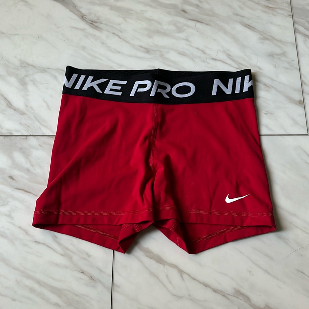 Nike Red and Black Spandex